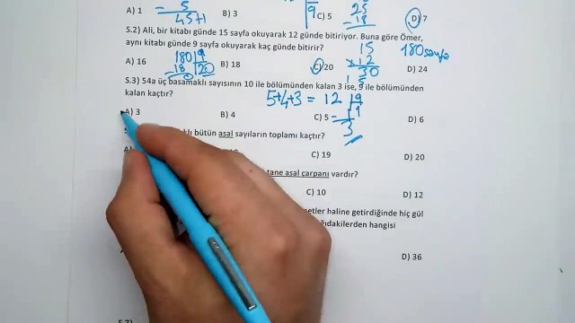 6. Sınıf MATEMATİK 1. Dönem 2. Yazılı Soruları ve Çözümü (%99 Çıkabilir )