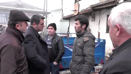 MHP Milletvekili Yılmaz'dan Evi Yanan Aileye Ziyaret