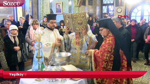 Yeşilköy’de haç çıkarma töreni