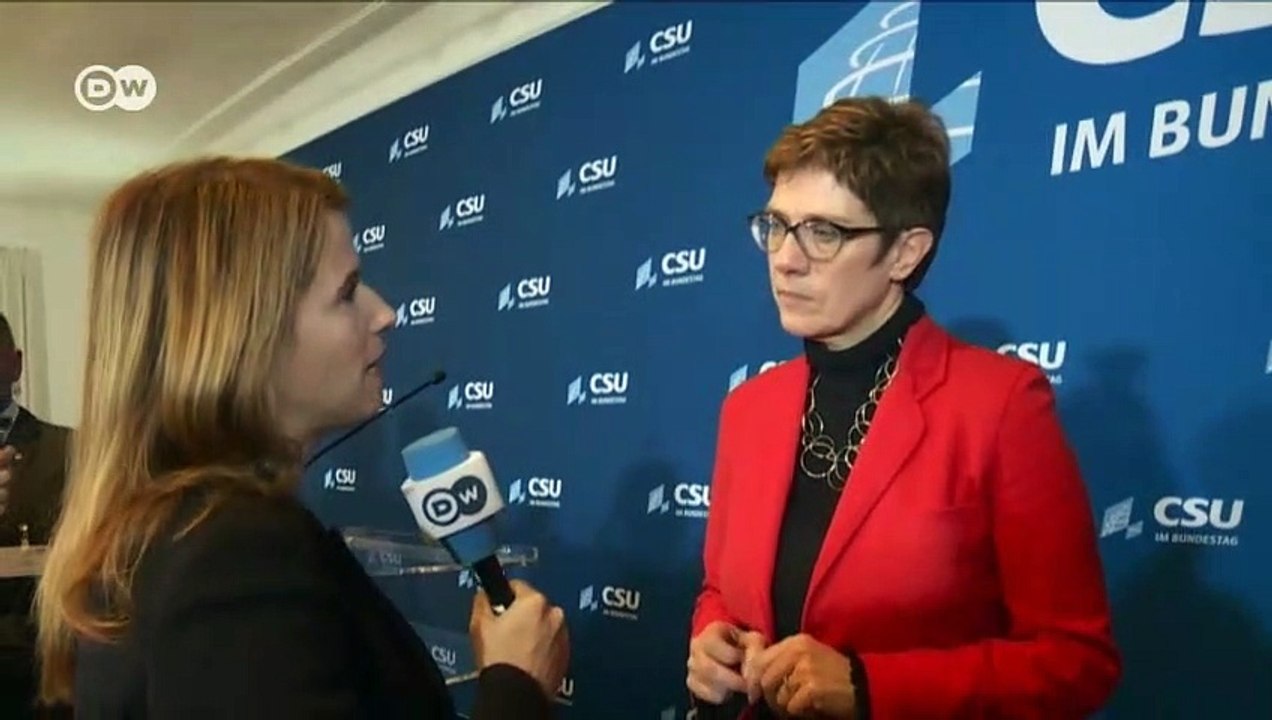 CDU und CSU: AKK mahnt zur Geschlossenheit | DW Nachrichten