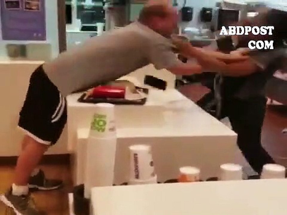 Florida Mc Donald'ta Kavga