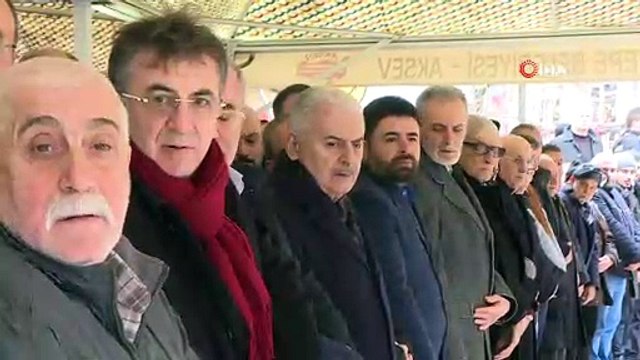- TBMM Başkanı Binali Yıldırım cenaze törenine katıldı