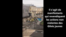 Bourg-en-Bresse : un groupe de Gilets jaunes en ville le dimanche