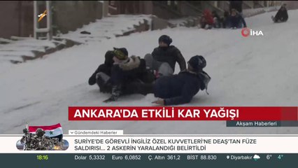 Ankara beyaza büründü