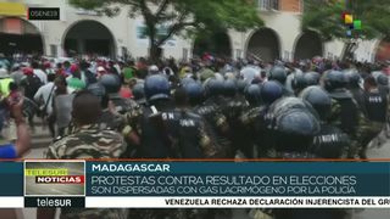 Madagascar: represión contra manifestantes inconformes con elecciones