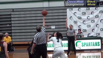 Clovis West Golden Eagles at Orangewood Spartans HS  1-3-1