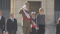 El Rey reivindica la bandera como símbolo 