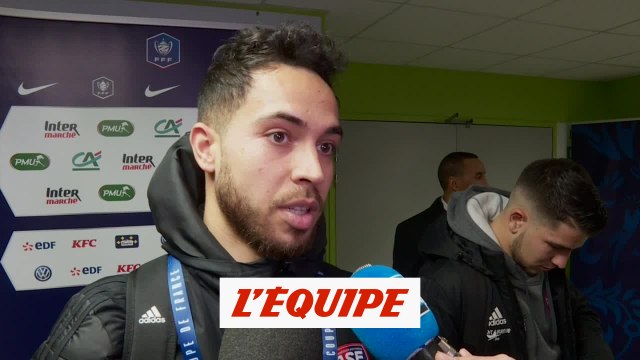 Les réactions des joueurs d'Andrézieux après la rencontre - Foot - CDF