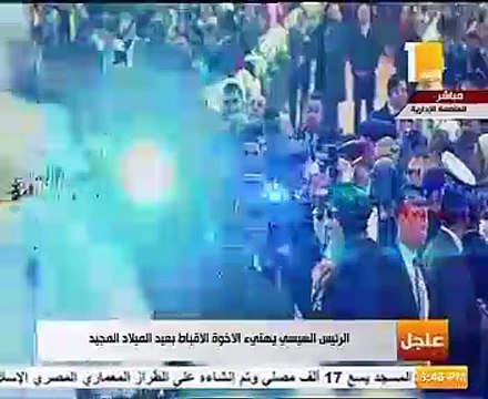 السيسي يستمع لشرح حول كواليس بناء كاتدرائية ميلاد المسيح