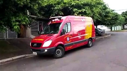 Criança fica ferida ao cair de escada