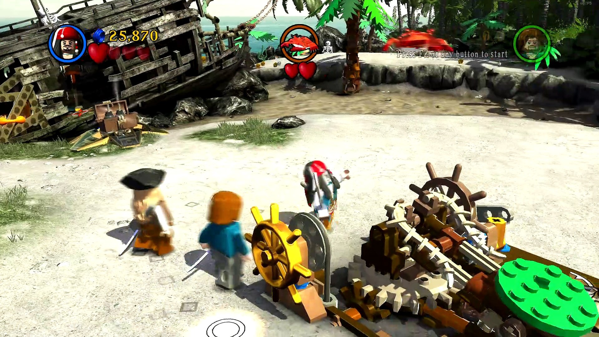 LEGO Pirates of the Caribbean Walkthrough Part 9 - Isla Cruces (Dead Man's  Chest) – Видео Dailymotion