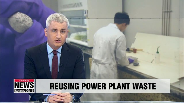 Korean student develops technology for recycling fly ash in concrete