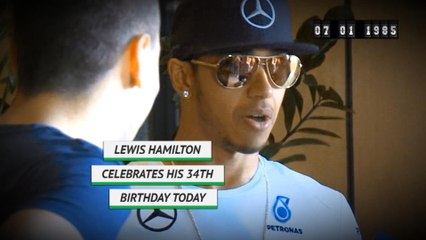 Born This Day - Lewis Hamilton turns 34