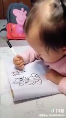 Resim Yapma Yeteneği Oldukça Gelişmiş Olan Minik Koniçiva