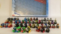 50 Thomas and Friends Minis Blind Bag Mega Pack - Unboxing Demo Review
