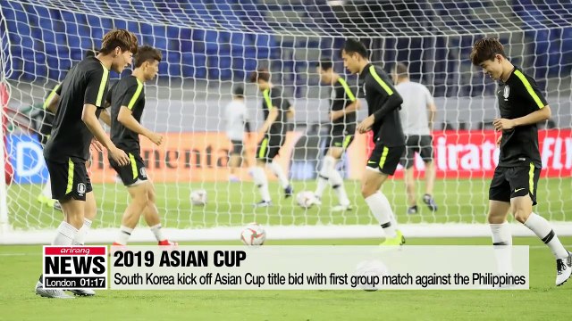 South Korea kick off Asian Cup title bid with first group match against the Philippines