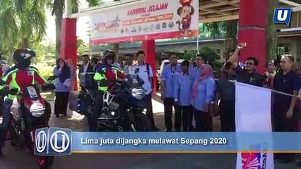 Lima juta dijangka melawat Sepang 2020