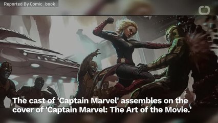 'Art Of Captain Marvel' Cover Reveals Main Characters