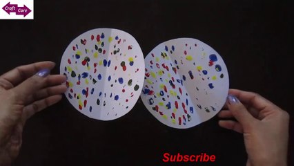 diy paper craft idea || decorative paper craft || how to make sky butterfly for kids || kids craft ||craftcare