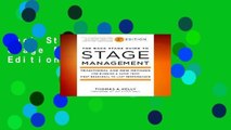 Back Stage Guide to Stage Management, 3rd Edition, The