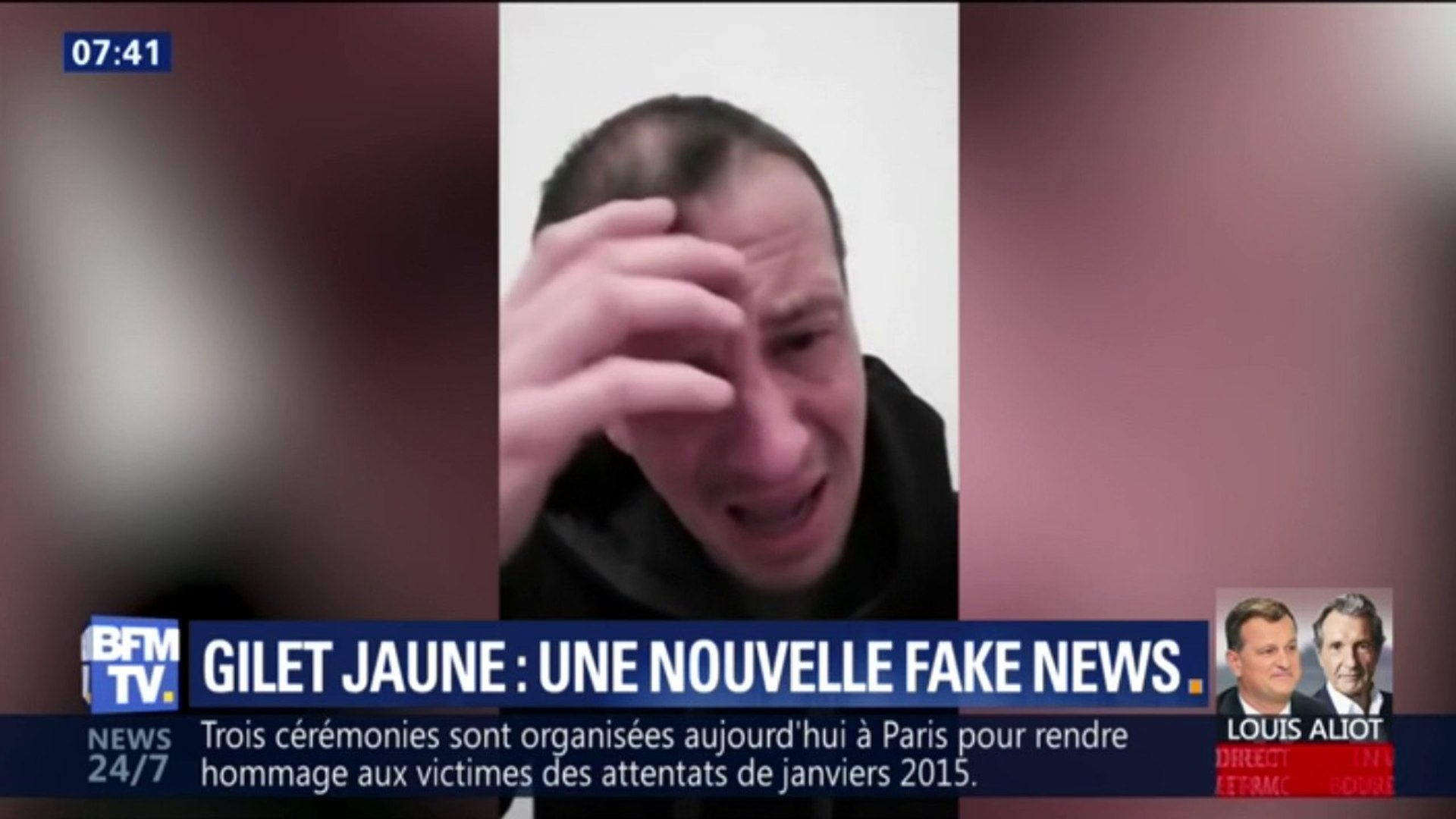Gilets jaunes: cette nouvelle fake news sur la mort d'une Belge à Paris -  Vidéo Dailymotion