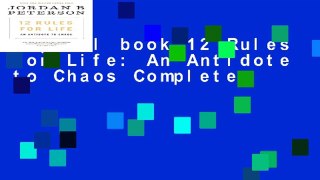 Digital book 12 Rules for Life: An Antidote to Chaos Complete