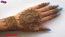 apply bracelet mehendi design for back hand * easy henna tutorial # party henna tutorial || latest mehendi design *craftcare