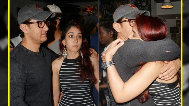 Aamir Khan HUGS his daughter Ira Khan during event; Watch Video | FilmiBeat