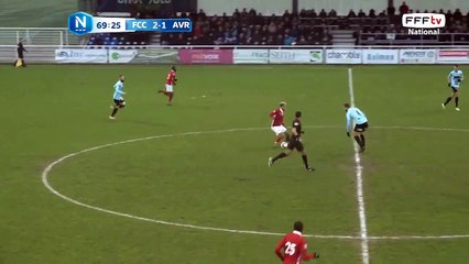 Magnifiquement action d'Avranches mais position de hors jeu.