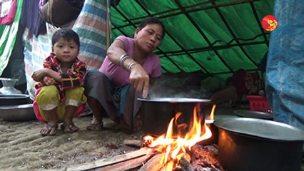 ရခိုင္မွာျဖစ္ပြားေနတဲ့ တုိက္ပြဲေၾကာင့္ ၿမိဳတုိင္းရင္းသားမ်ား စစ္ေဘးေရွာင္လာ (ရုပ္/သံ)