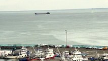 Samsun açıklarında gemi battı (1)