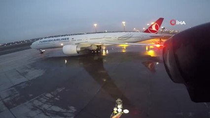 Uçaklar Buzlanmaya Karşı Alkol ile Yıkanıyor