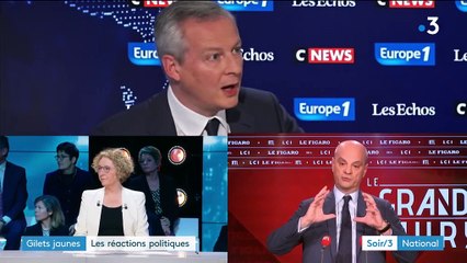 "Gilets jaunes" : la droite et la majorité condamnent les violences, La France insoumise un peu moins