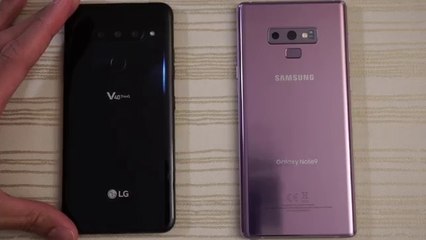 LG V40 Vs Samsung Note 9 Speed Test Comparison