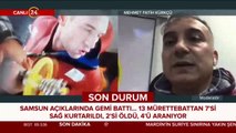 Samsun'da gemi battı
