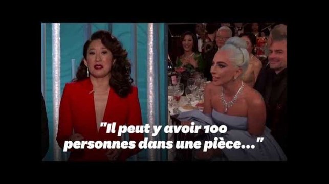 Aux Golden Globes, Sandra Oh se moque de Lady Gaga, qui le prend bien
