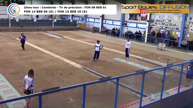 Second tour, second tir de précision, France Club Elite 1 Féminin, J1 groupe Titre, Fontaine contre Bourg-en-Bresse, saison 2018/2019