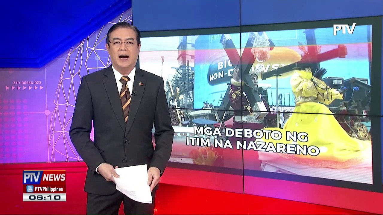 Mga deboto ng Itim na Nazareno, masiglang nakilahok sa prusisyon at pagbabasbas sa mga replika ng poon