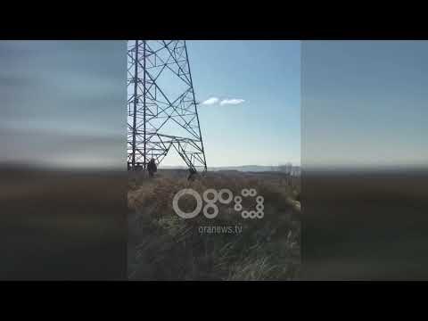 Ora News - Fushë Krujë, hidhet në erë shtylla e tensionit të lartë Tiranë2- Podgoricë