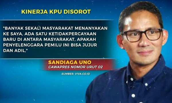 Dialog: Membahas Sorotan Kinerja KPU oleh Sandiaga Uno [1]