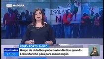 Grupo de Cidadãos manifestou-se contra a paragem anual do serviço ferry entre a Madeira e o Porto Santo