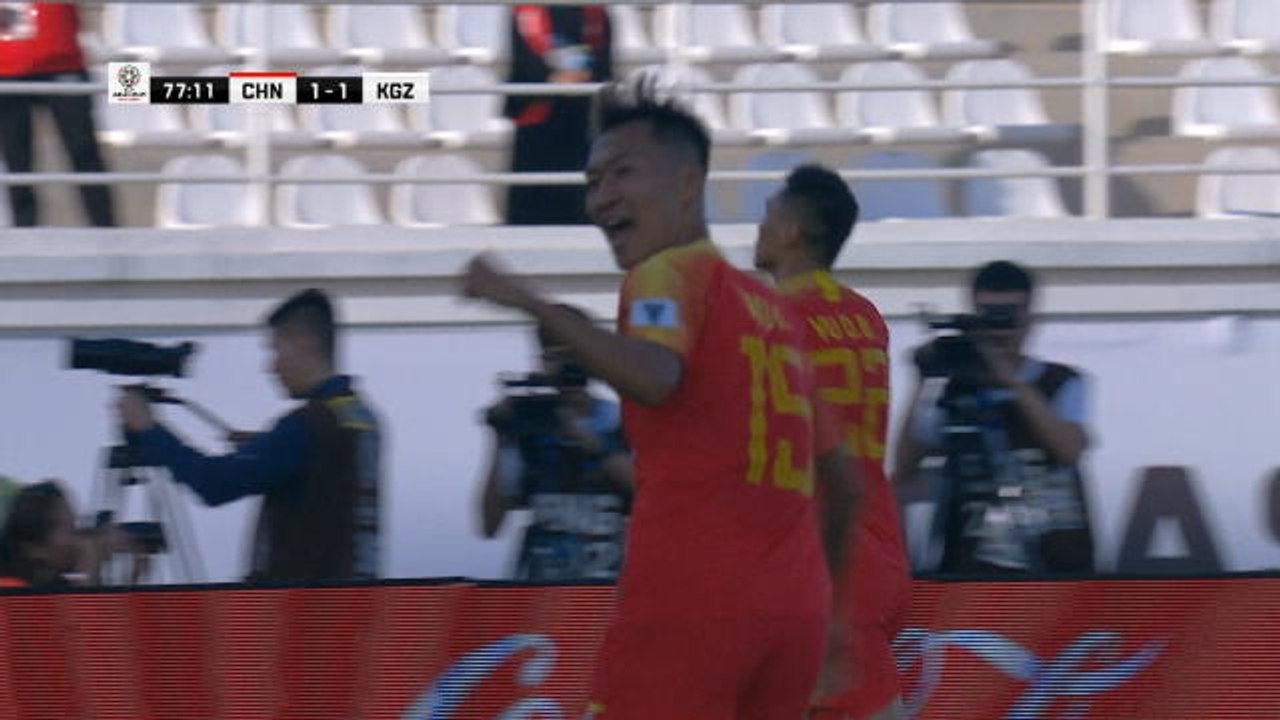 China 2-1 Kyrgyzstan