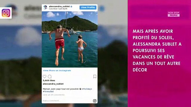 Alessandra Sublet : Ses vacances de rêve agacent ses fans