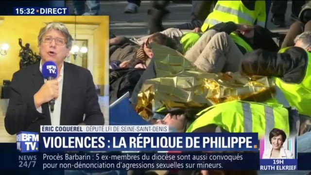 Gilets jaunes: Éric Coquerel (LFI) dit refuser de voir les violences que d'un côté