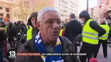 "Gilets jaunes" : une ambulancière accuse un commandant de violences policières