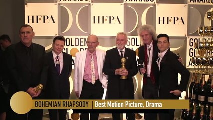 76th Golden Globes Winner Cam- Bohemian Rhapsody