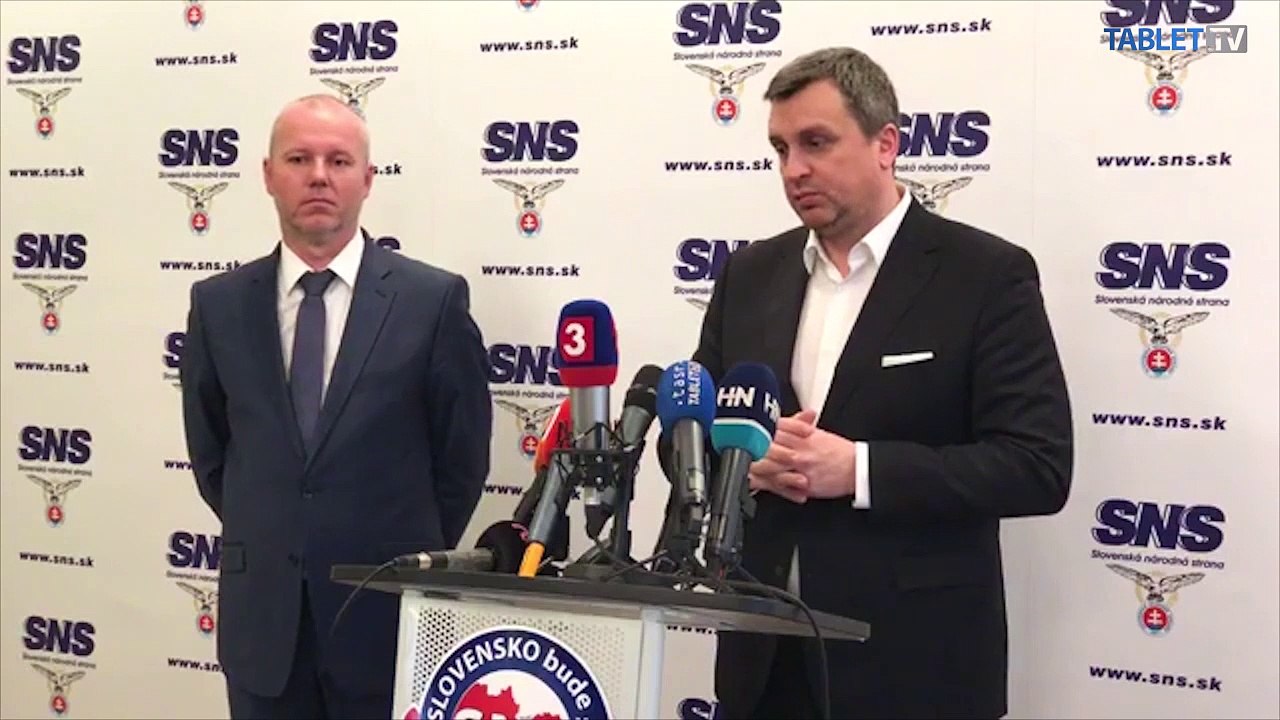 ZÁZNAM: TK predsedu SNS Andreja Danka