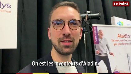 CES 2019 : présentation d'Aladin, la lampe de  Domalys pour aider les personnes âgées