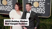 The Golden Globe Awards Red Carpet Fashions