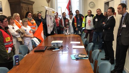 Face à face tendu à l’hôpital